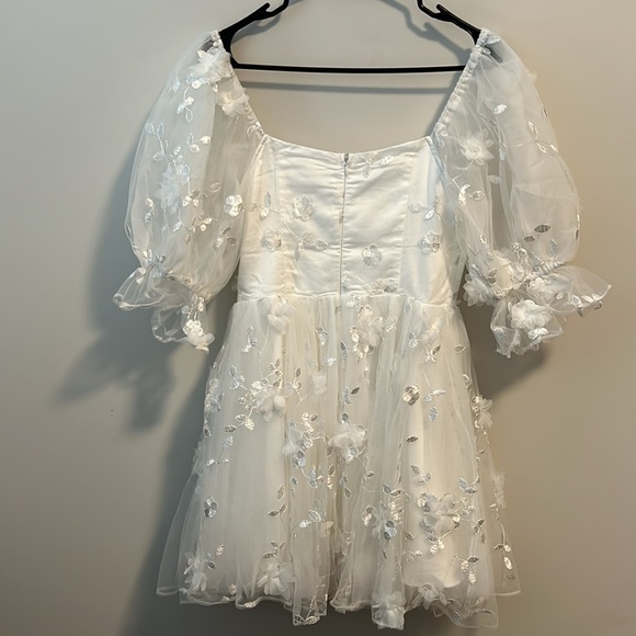 I've Got Sunshine Ruffle Strap Mini Dress - Picture 6 of 9